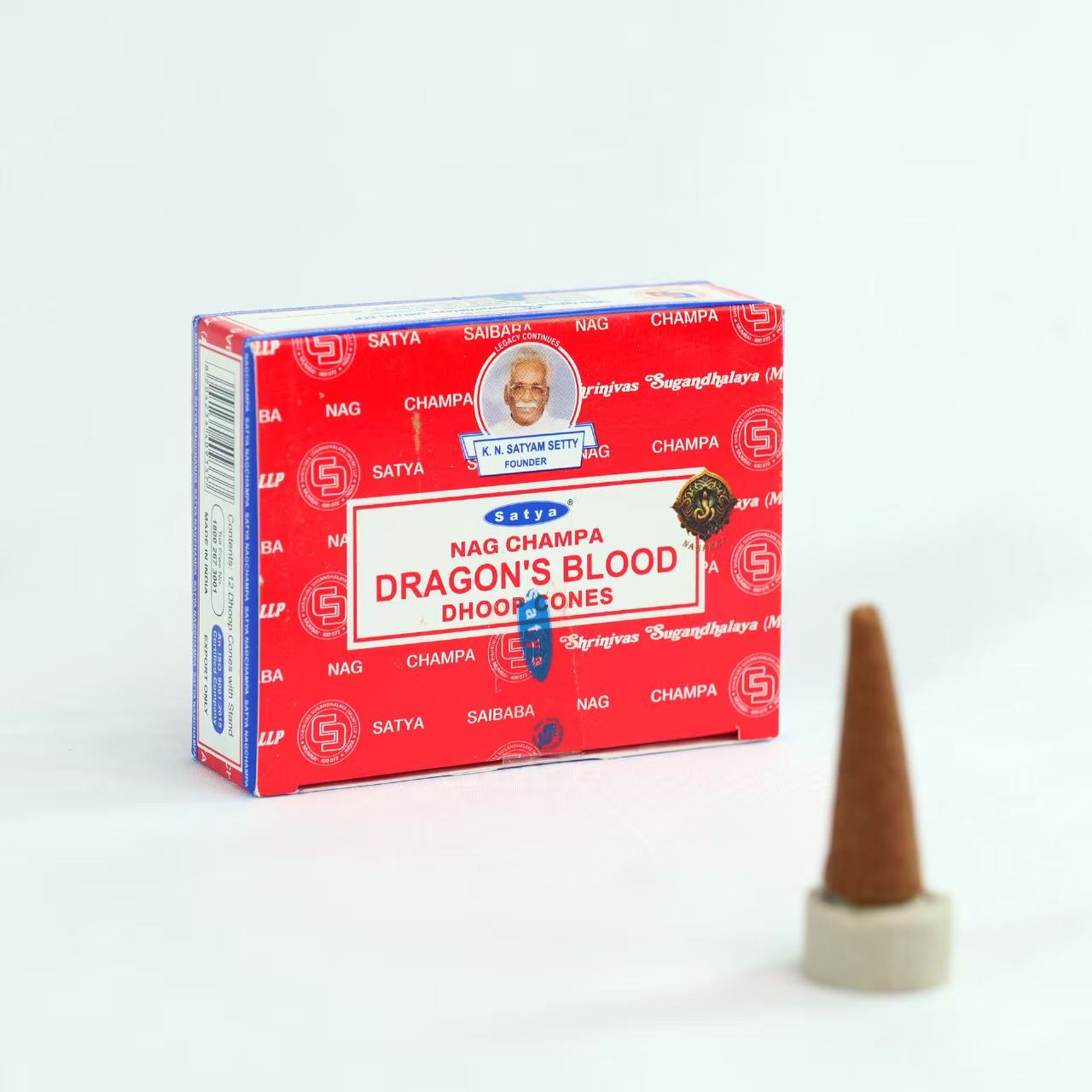 印度Satya赛巴巴塔香真理倒流手工天然植物燃香