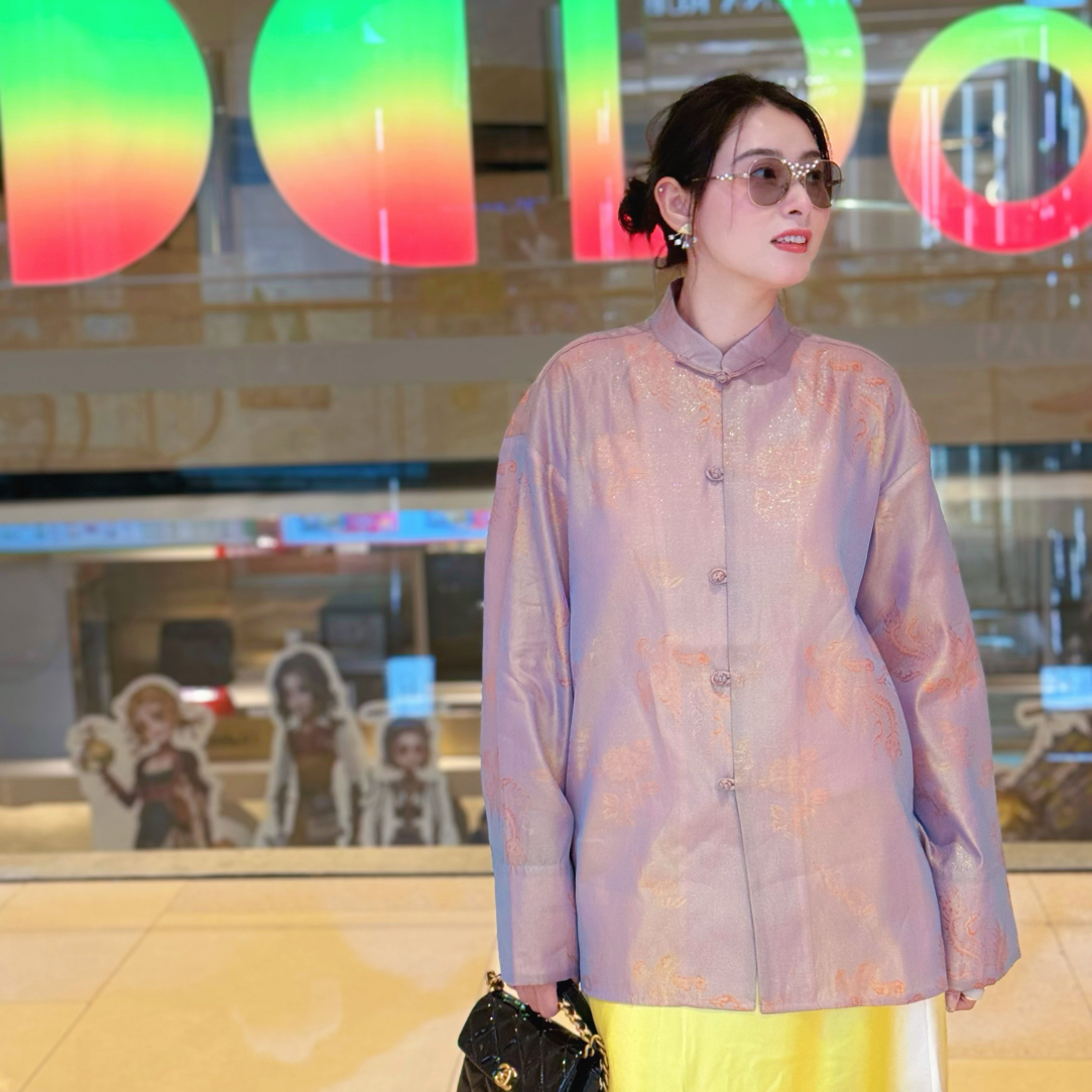 婉莹手工 | 中式服装 紫烟