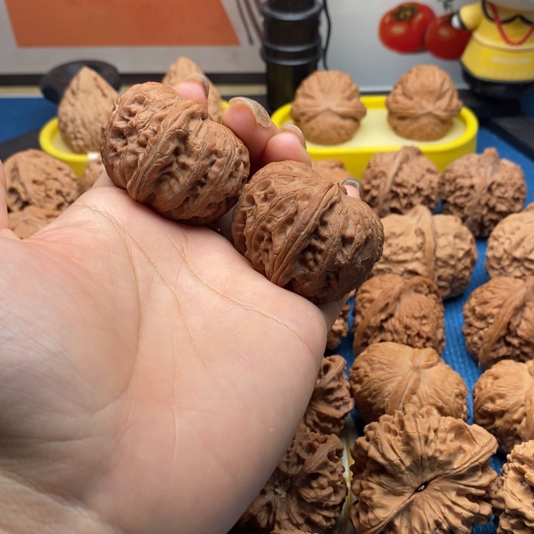 天***滑吊坠文玩核桃元宝41