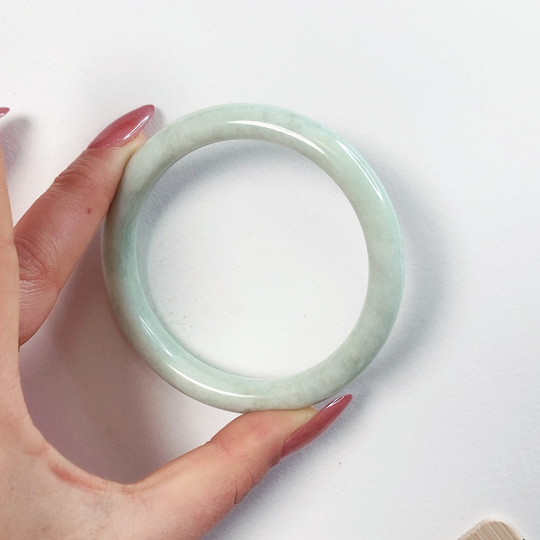 蓝田玉（蛇纹石化大理石玉）手镯未镶嵌