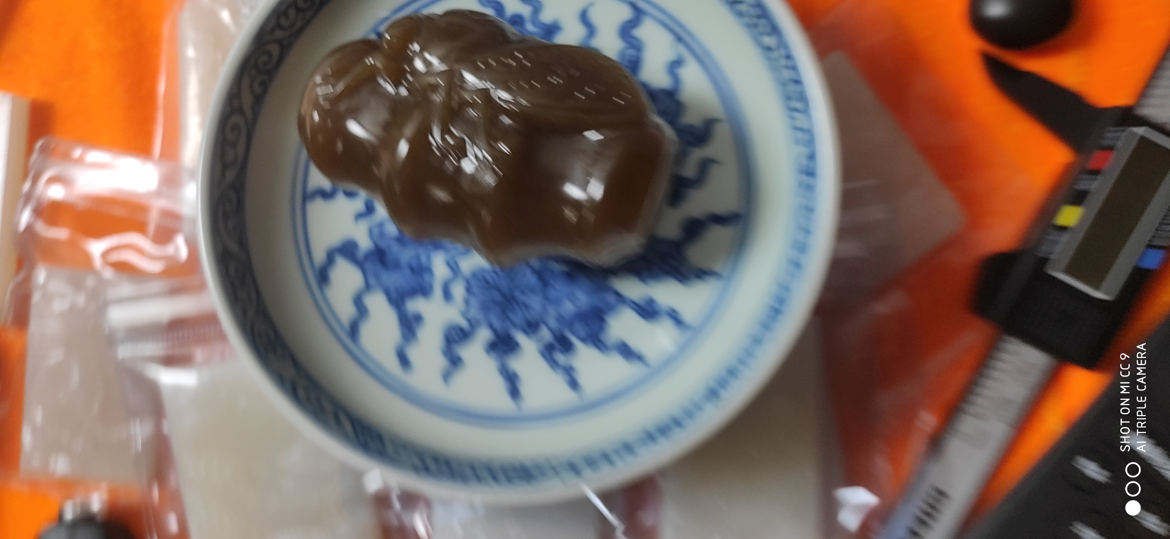 新号开播瓷盘一个
