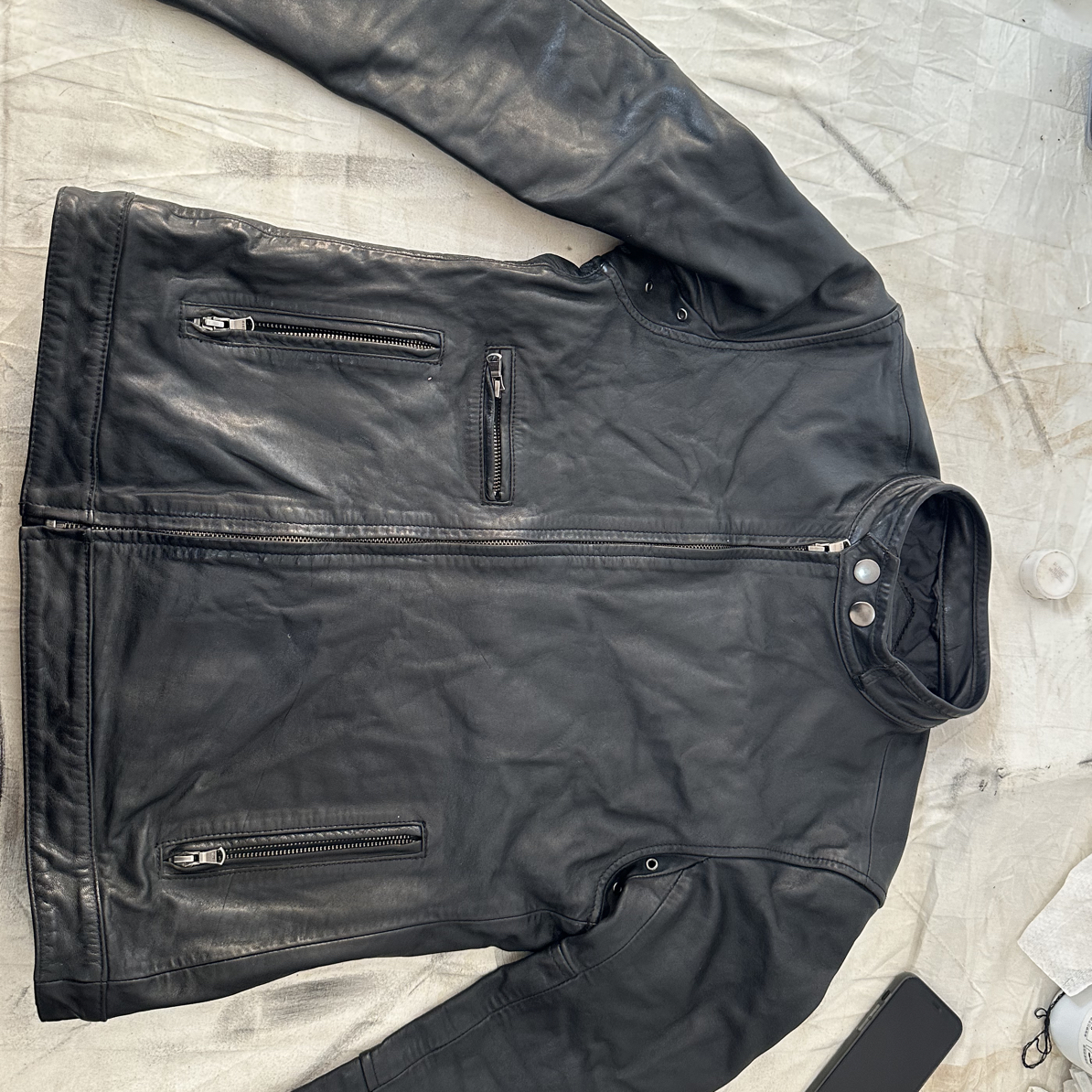 男士皮衣孤品单件默认微瑕以直播间为准（图片仅供参考）