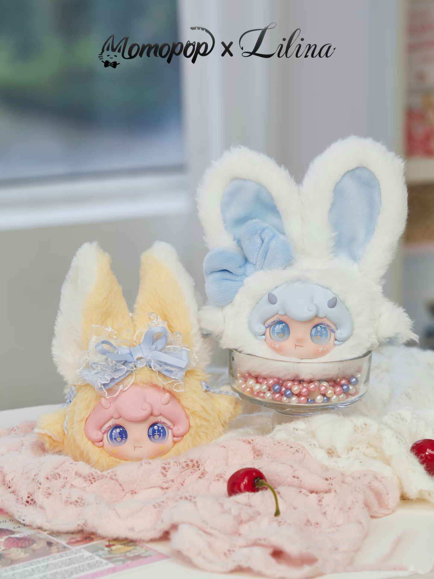 A4【正版】莉莉娜甜心兔毛绒挂件