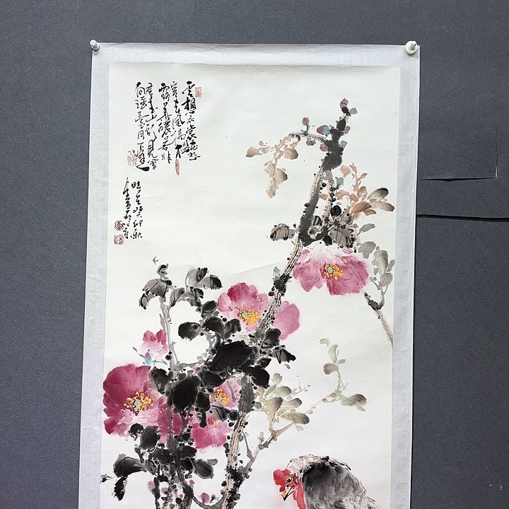 国画y****2李军老师花鸟作品