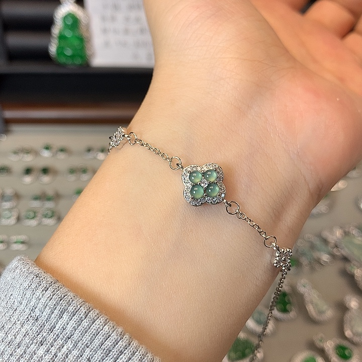 翡翠未镶嵌手链手链