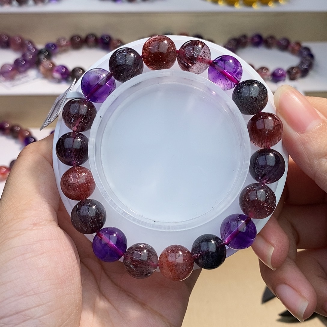 未镶嵌水晶手链黑加仑11