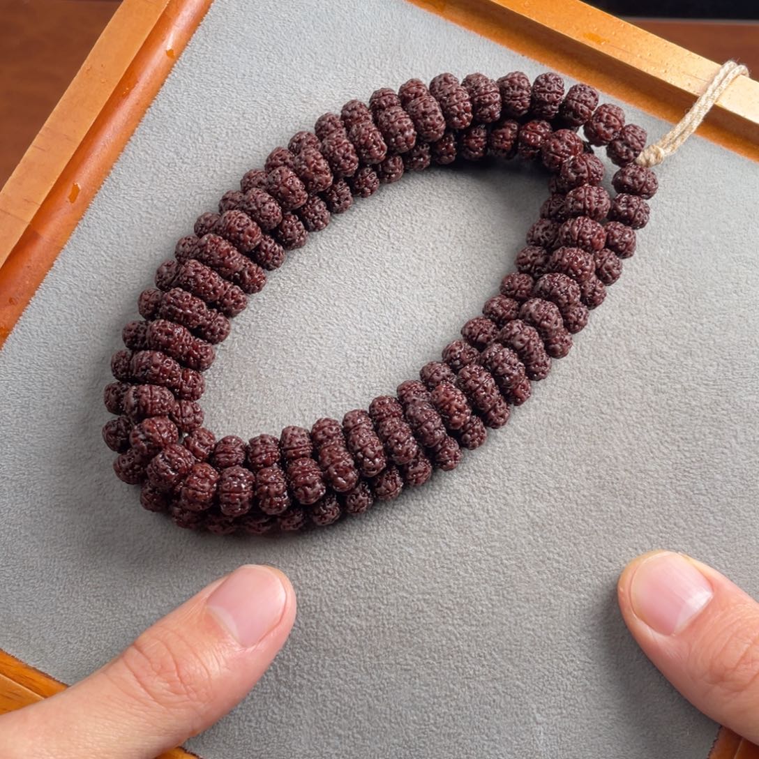 金刚菩提吊坠巅峰平细108尺寸9.5+