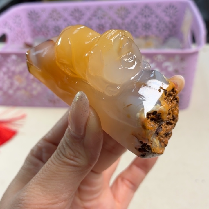 玛瑙/玉髓未镶嵌吊坠(不含链)
