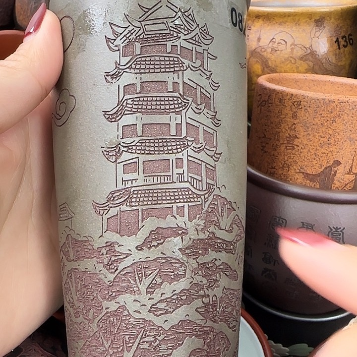 紫砂茶杯紫砂主人杯捡漏