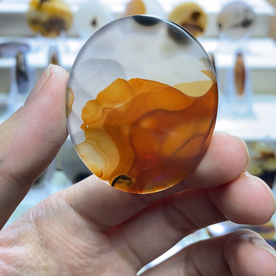 玛瑙/玉髓未镶嵌吊坠(不含链)