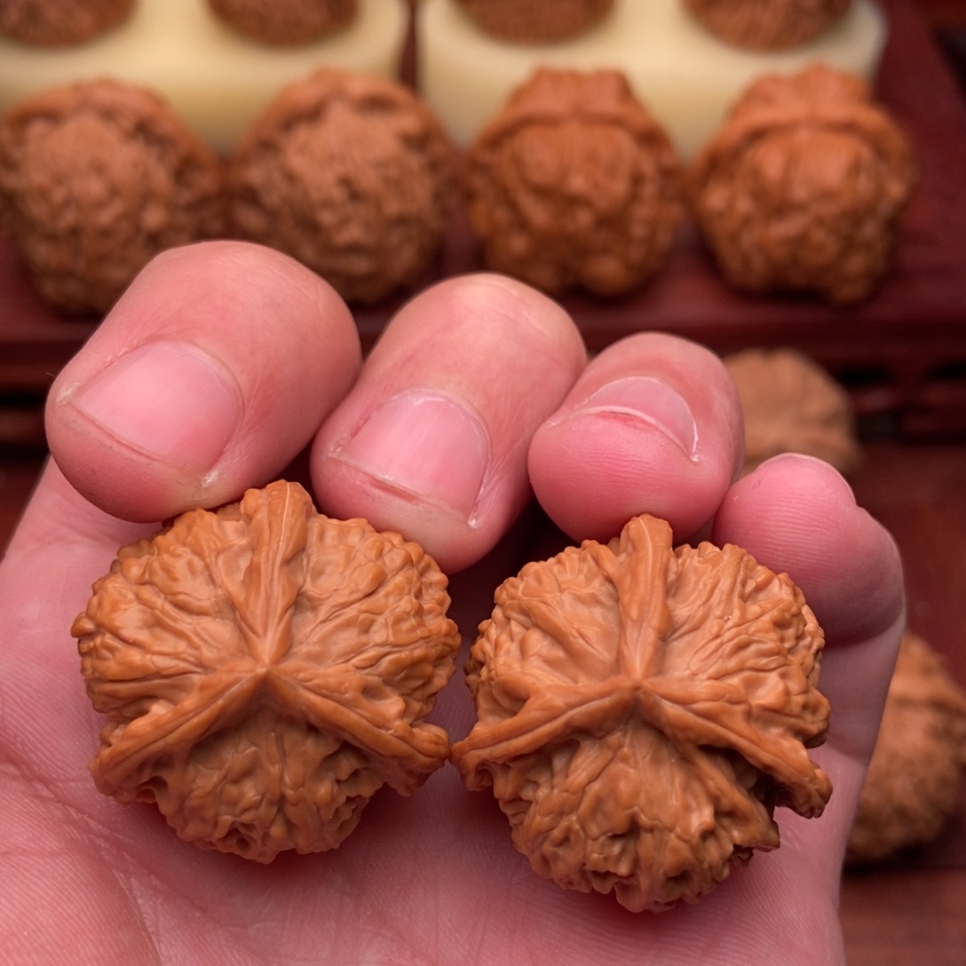 桃核把件野生绝配手捻奔31