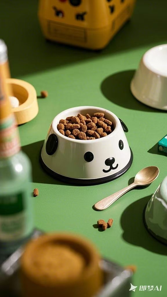 宠物卡通树脂碗狗粮碗宠物用餐碗