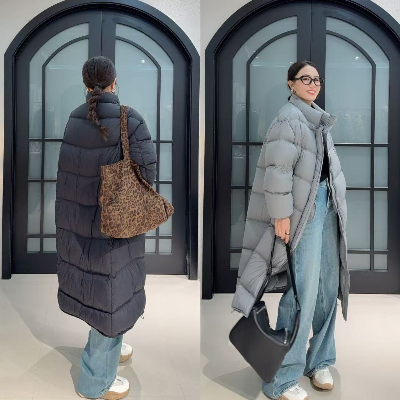 LIN- 林予安《轻奢大鹅绒》长款泡芙羽服韩版宽松高级感加厚外套