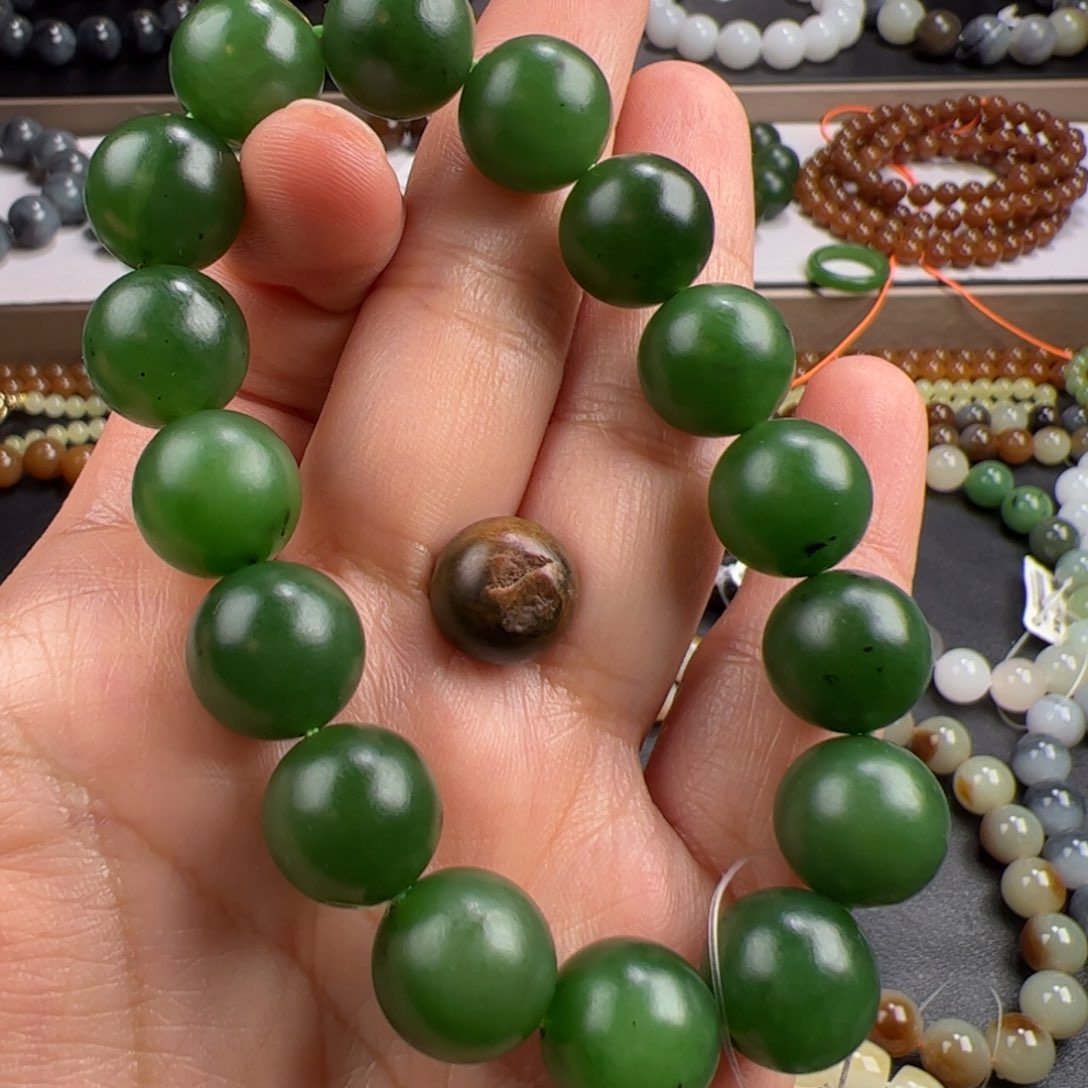 和田玉手链未镶嵌