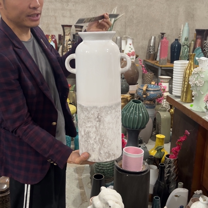 瓶高度46厘米口径11厘米微瑕捡漏底孔