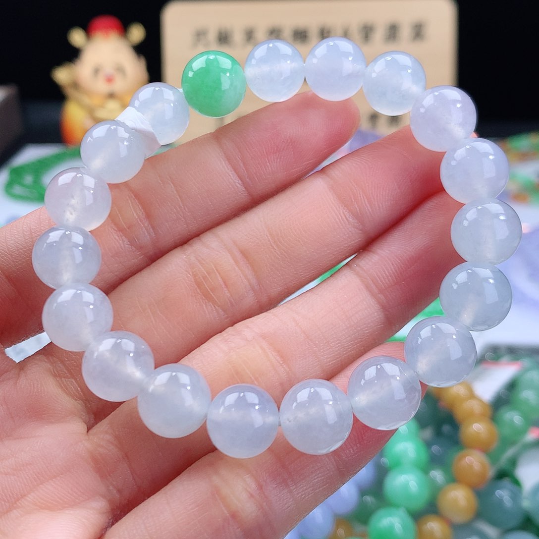 翡翠手链未镶嵌卡10