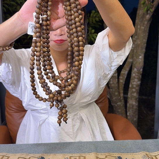 沉香手串千里香虫漏圆珠0.9-31多样性发货1条