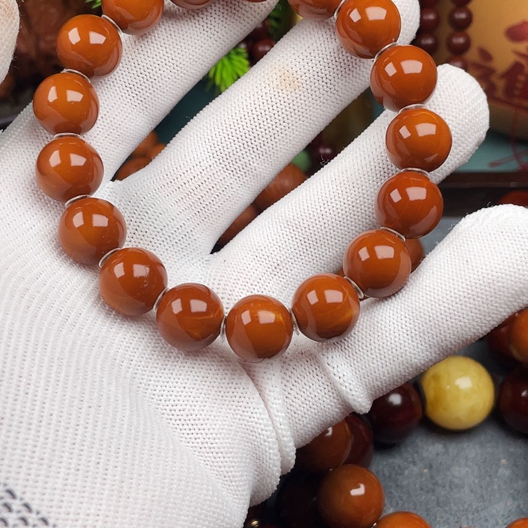 橄榄核手串本****人1.25小红核