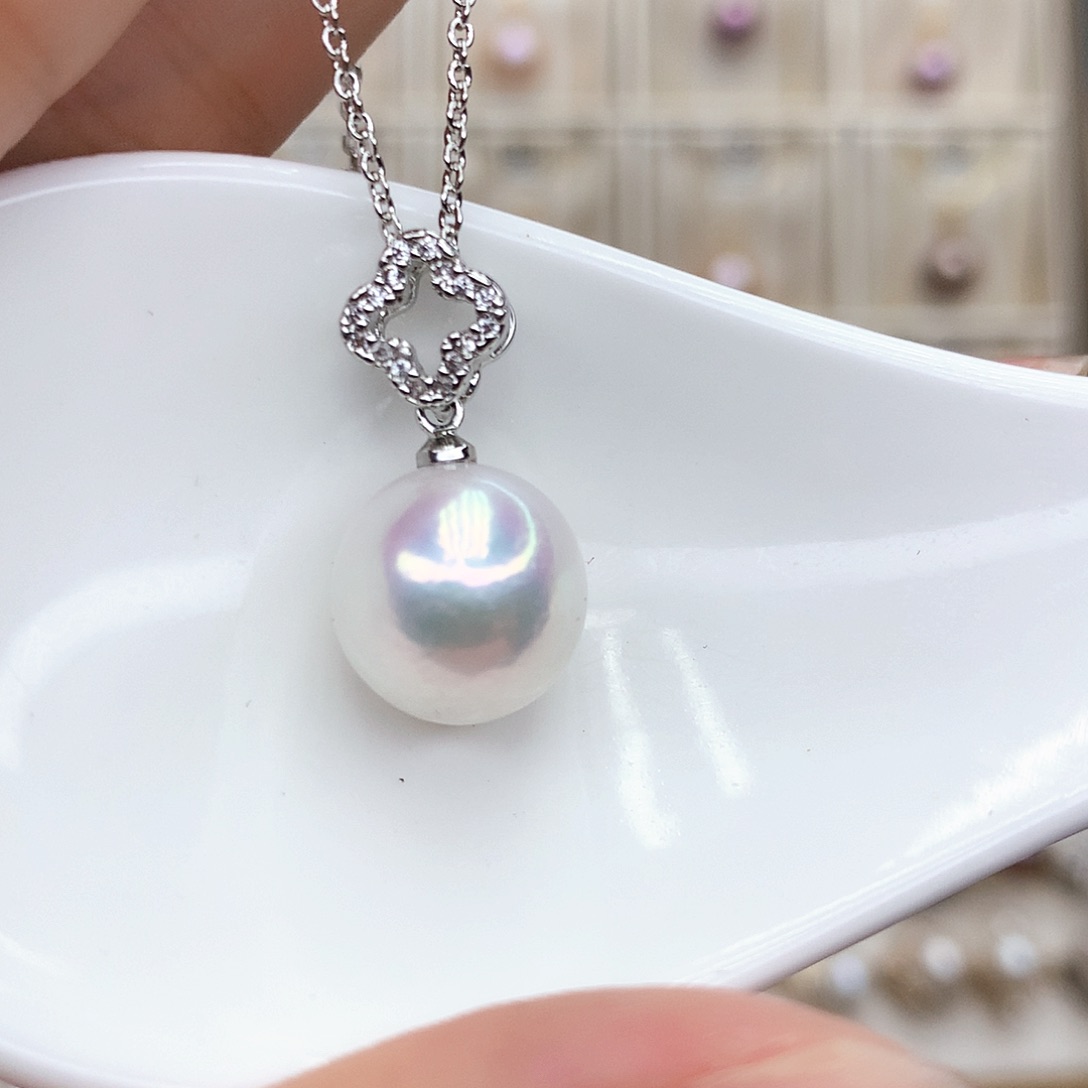 淡水珍珠颈饰合金