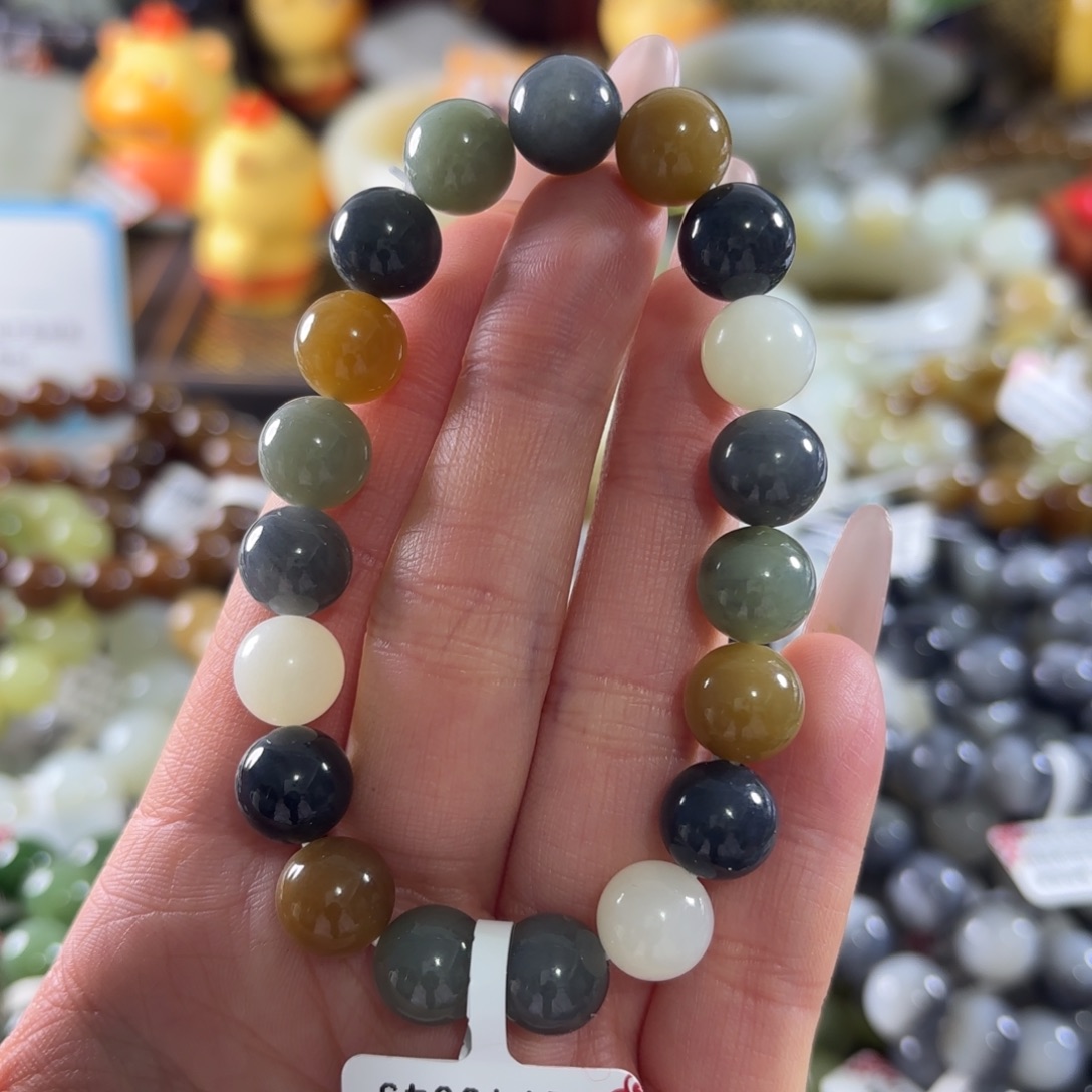 和田玉未镶嵌手串62