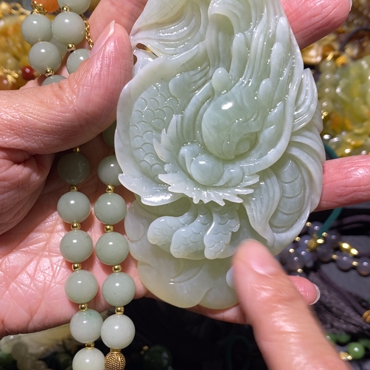 岫玉岫玉吊坠未镶嵌