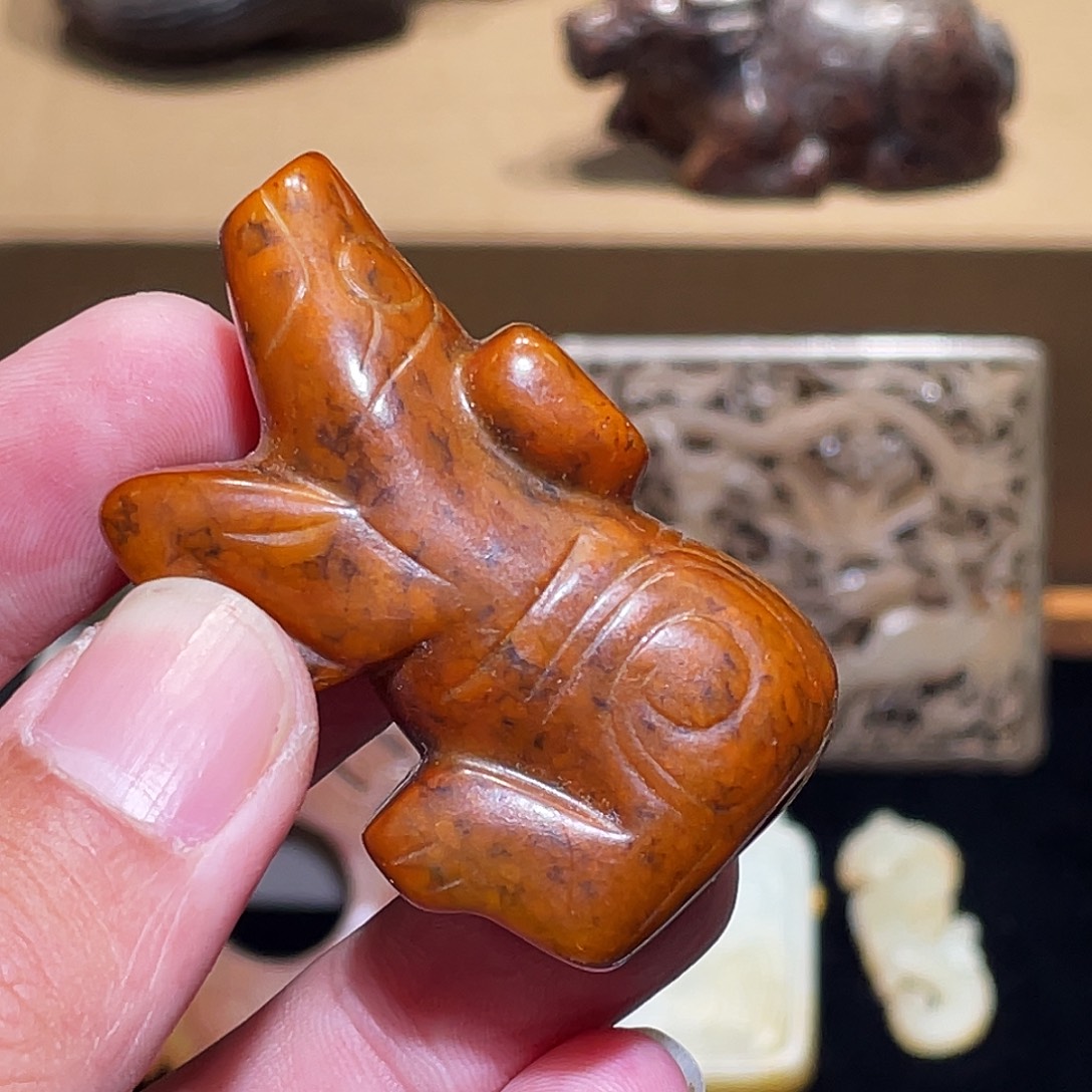 厚***物和田玉（糖玉）未镶嵌挂件