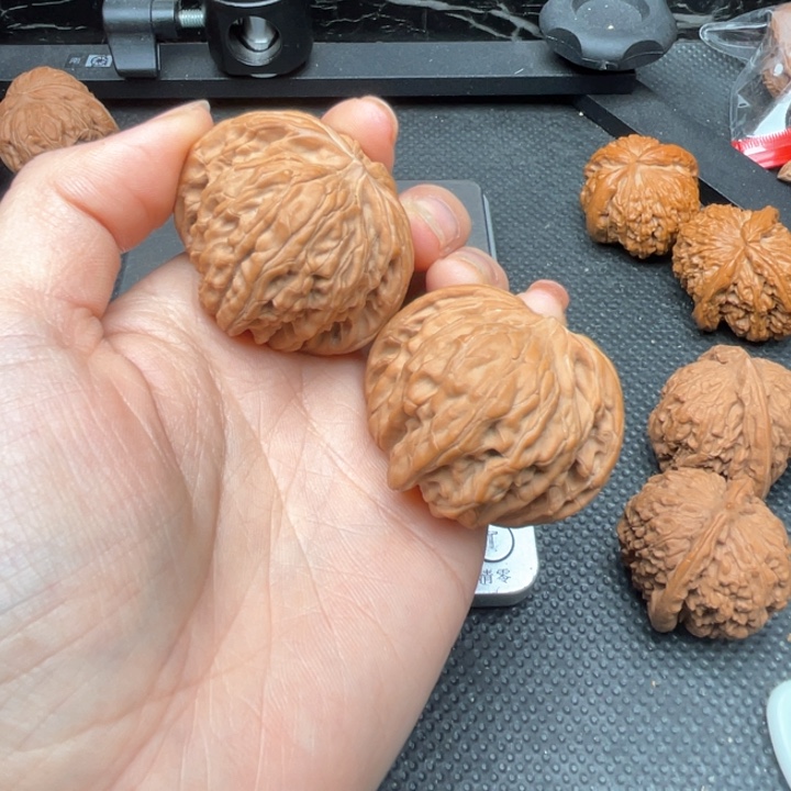 核桃手串/手链随***安磨盘42尺全品无修