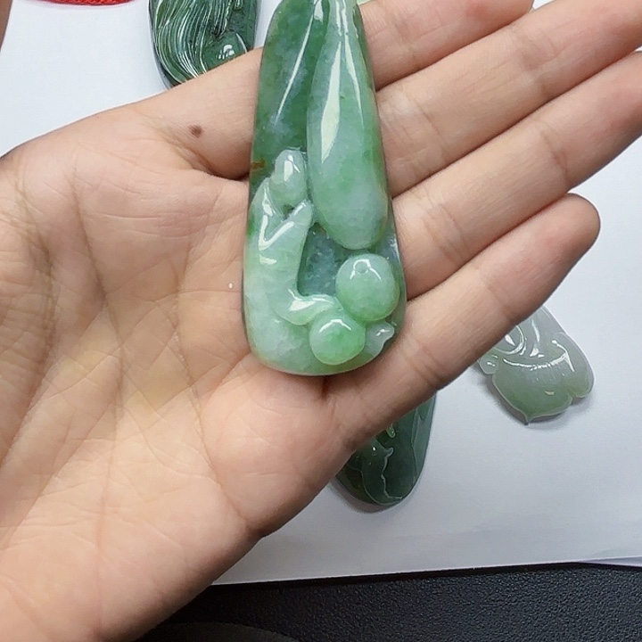 翡翠未镶嵌颈饰天然翡翠直播闪购