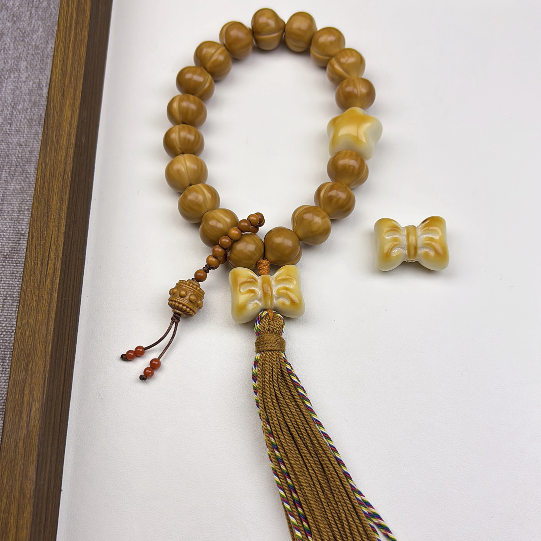 全品15+猴头核桃柯基臀象牙果星星蝴蝶结设计款文玩手持圣诞礼物