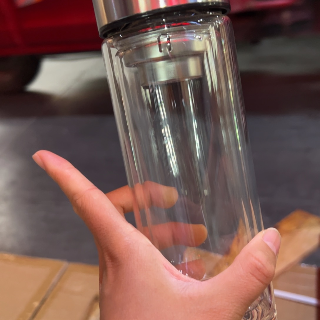 富双层玻璃杯360玻璃杯360微瑕玻璃杯玻璃杯