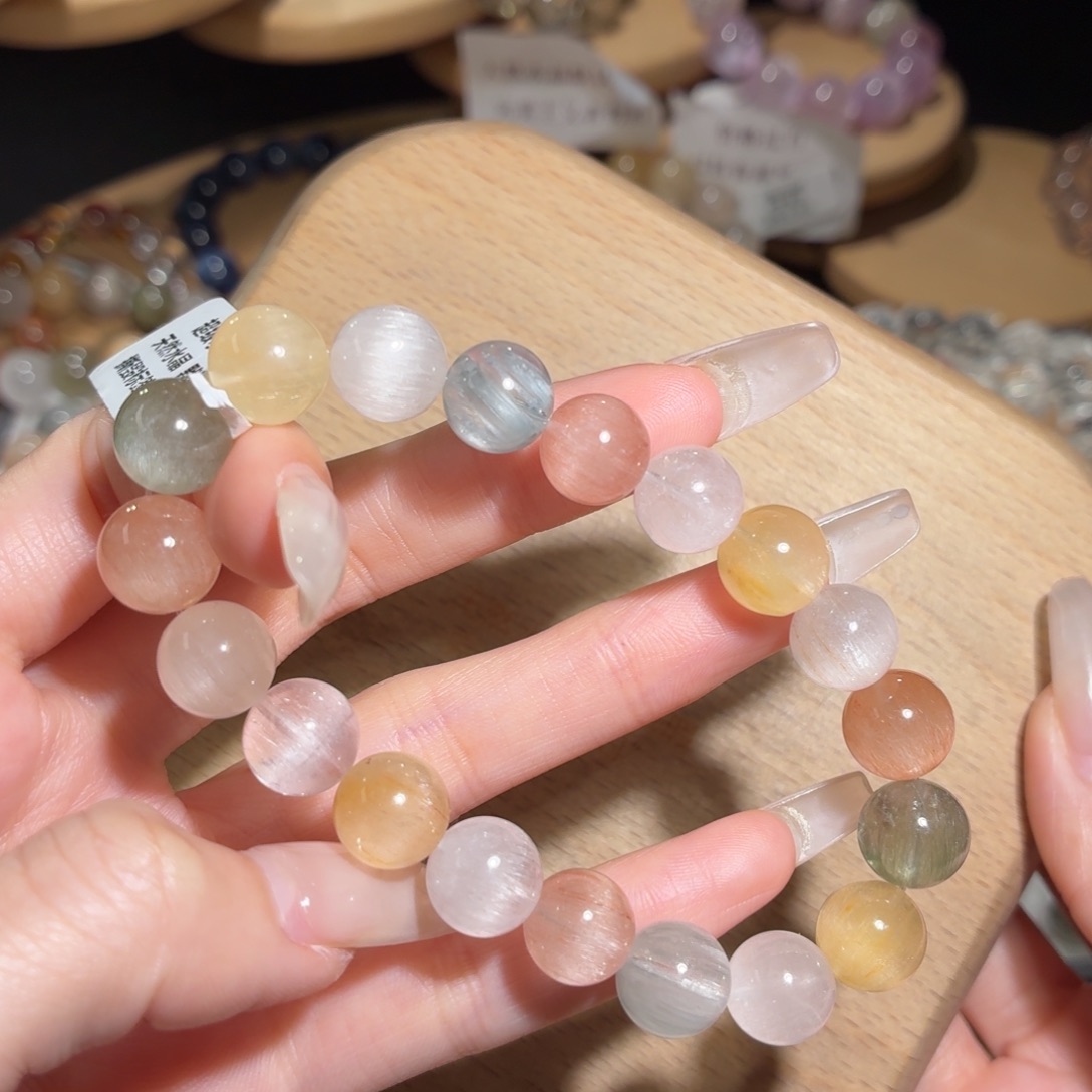 未镶嵌水晶手链86号多样性发一L10+