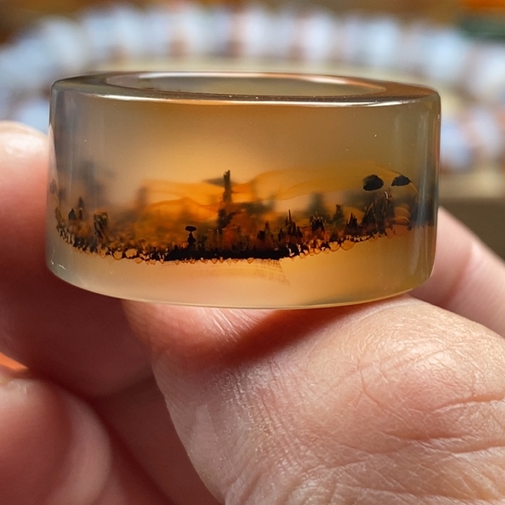 痣***师玛瑙/玉髓未镶嵌戒指