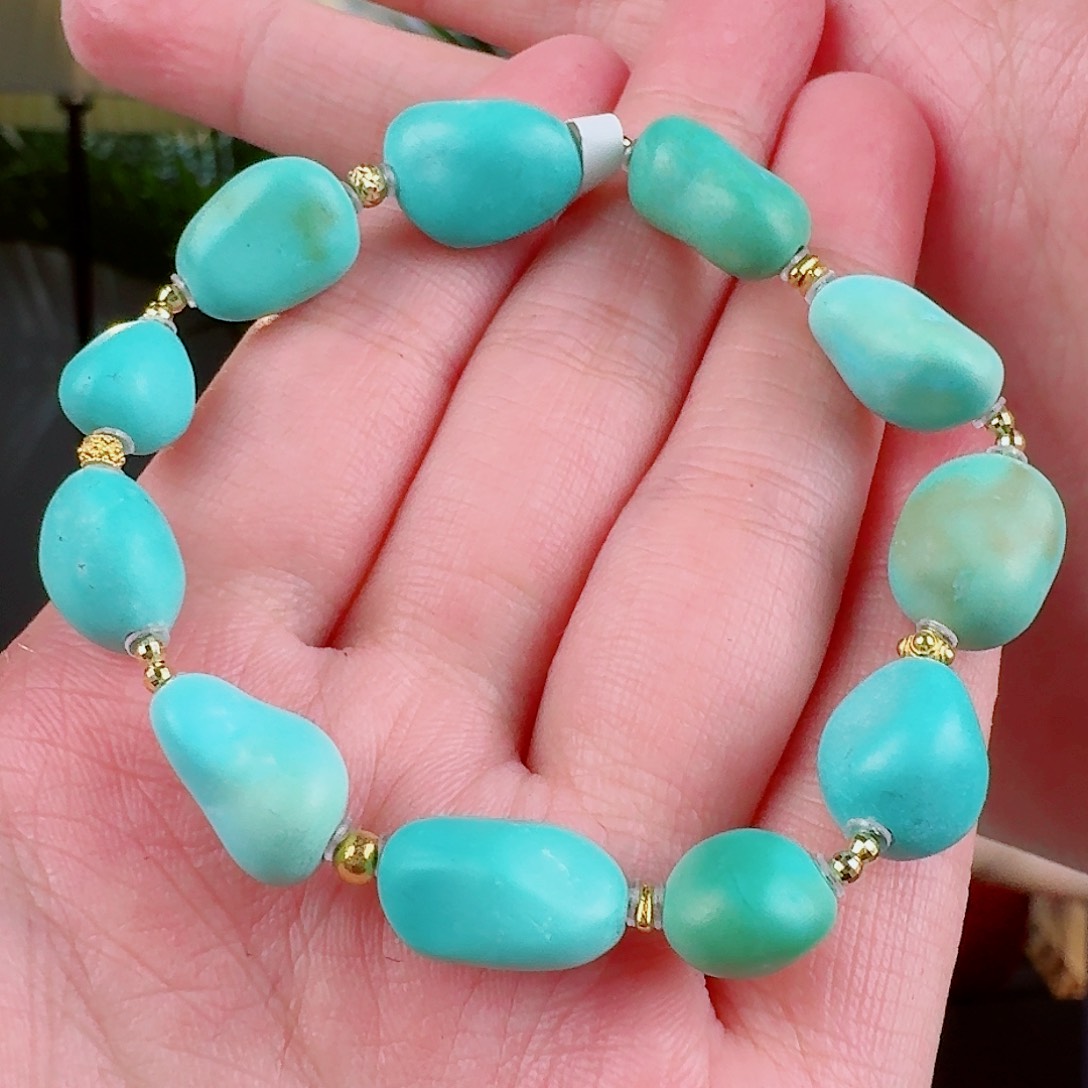 绿松石珠宝奇石未镶嵌