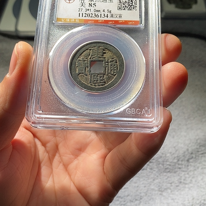 铜ZL评级盒子币一个6134