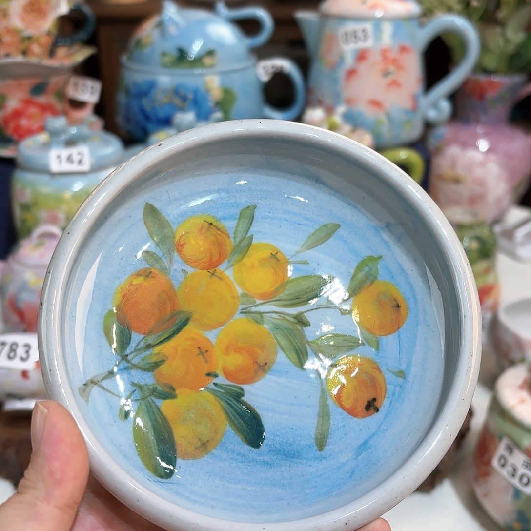 景德镇手绘高温釉下彩陶瓷茶具