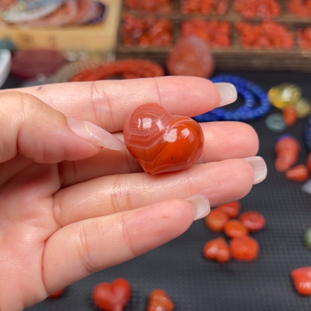 南红玛瑙未镶嵌项链