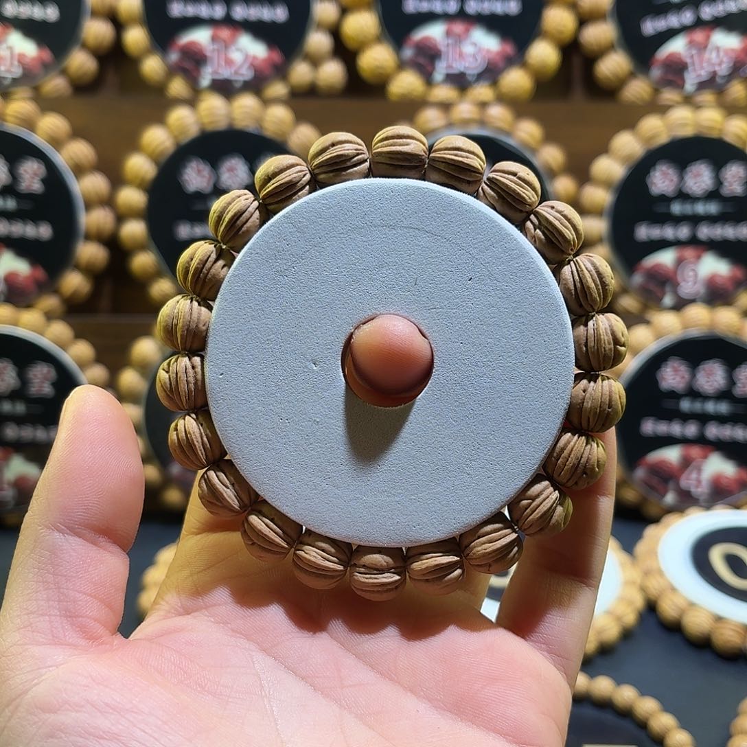 长***友桃核吊坠911桃核手串