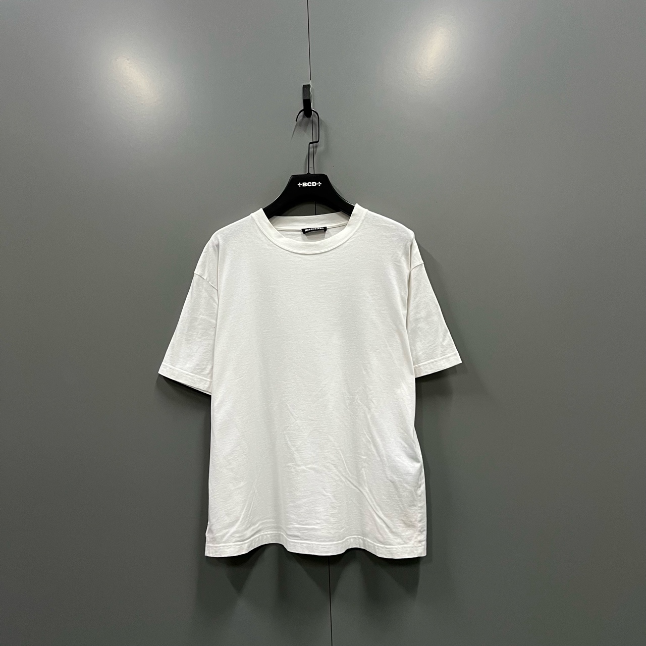 95新 Balenciaga/巴黎世家 （bb）201  背后印花logo短袖 M码