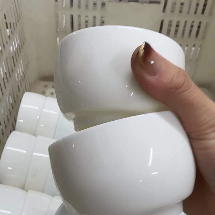 高端羊脂玉系列茶杯两个一组