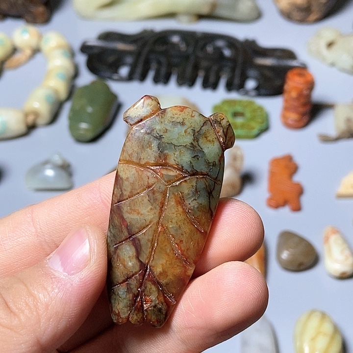 和田玉未镶嵌颈饰106