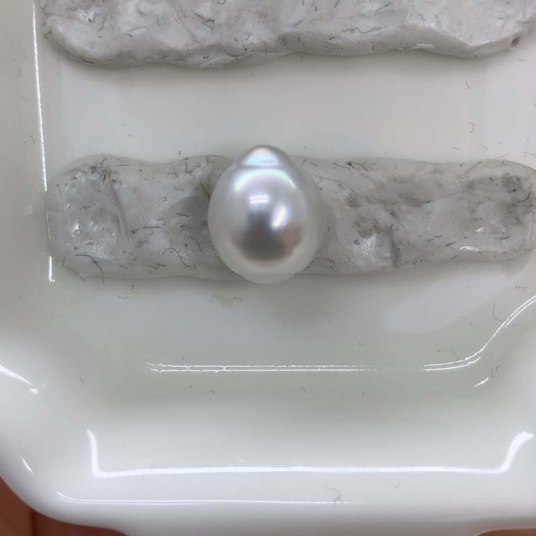 海水珍珠未镶嵌裸珠11-12mm梅