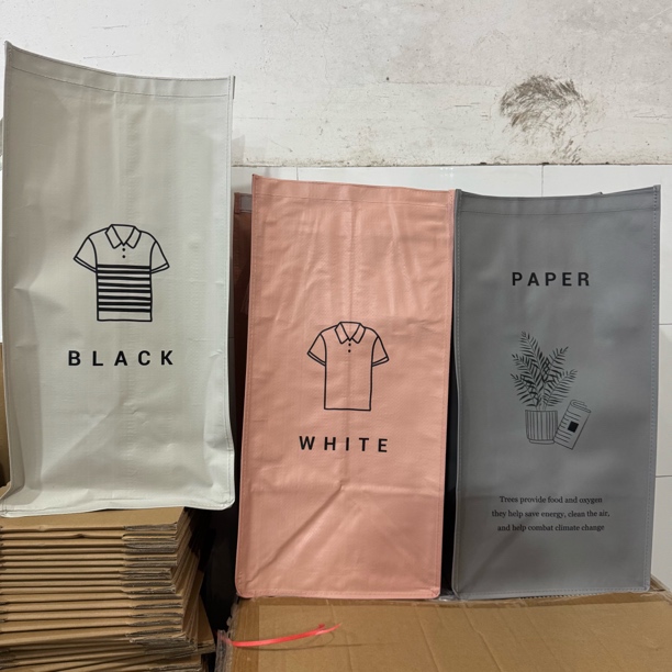 微痕59*30*30cm 韩式手提编织多图案脏衣篓衣物收纳袋玩具收纳袋！