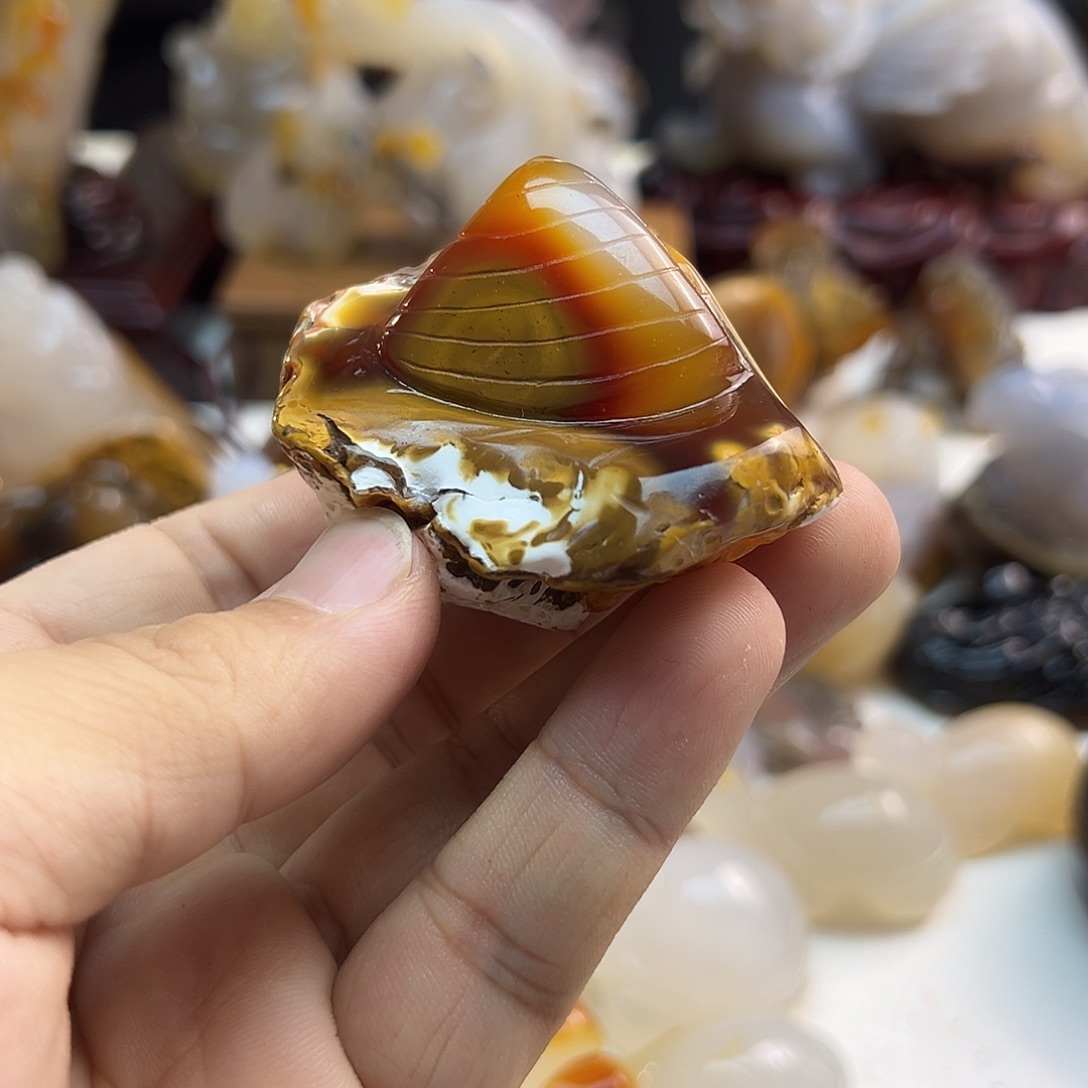 玛瑙/玉髓未镶嵌颈饰