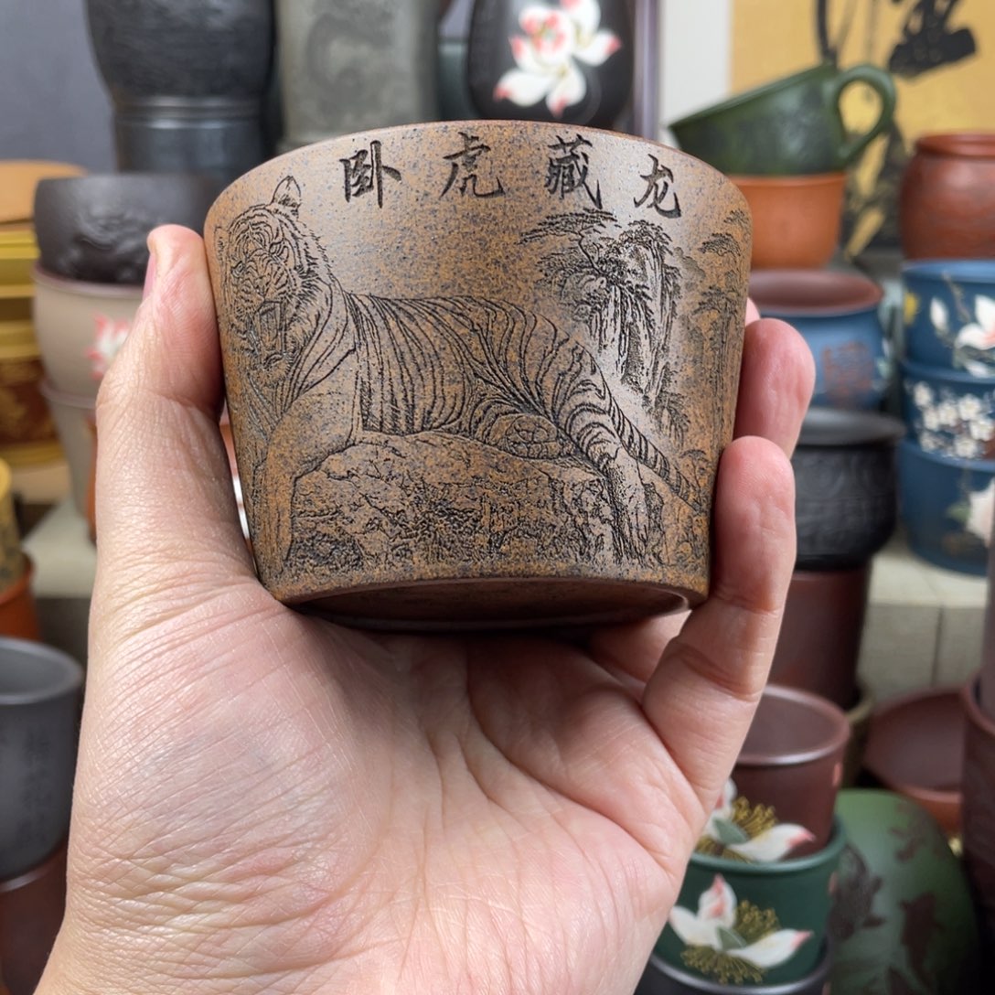 紫砂茶杯紫砂茶杯