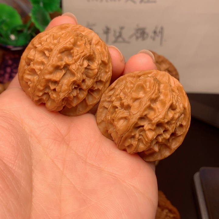 桃核把件苹果园狮子头39