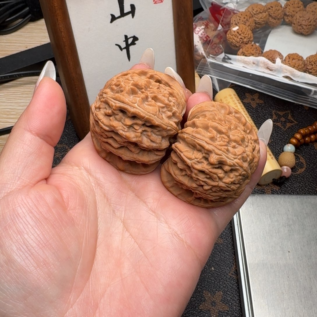 把件文玩核桃46白G199