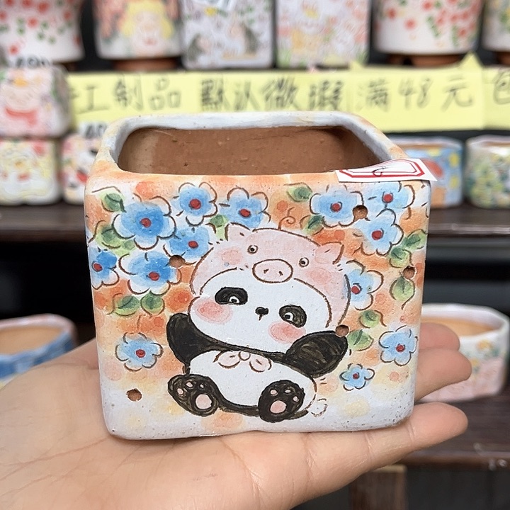 红陶s*手工制作多肉花盆