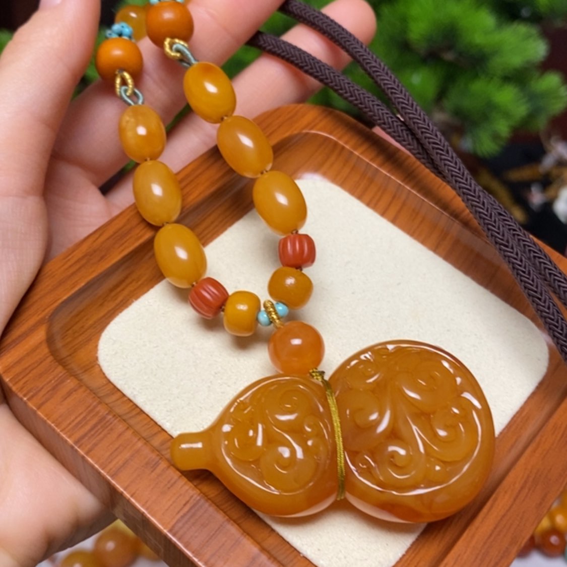 【闪购商品】蜜蜡颈饰未镶嵌项链