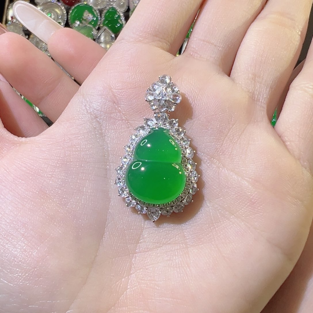 玛瑙/玉髓颈饰银S925镶嵌