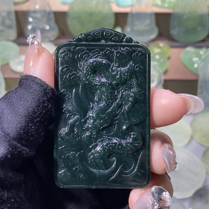 岫玉吊坠未镶嵌吊坠